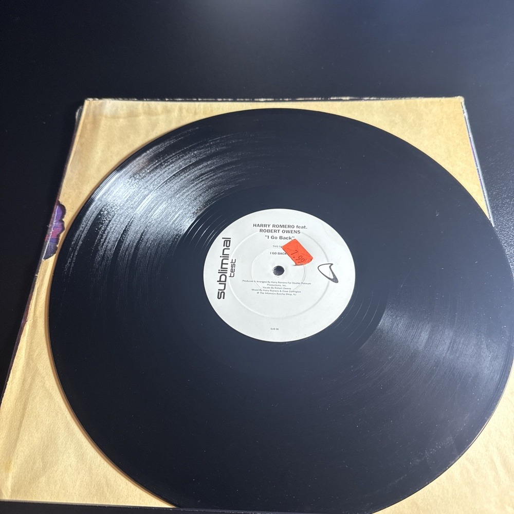 Harry Romero* Feat. Robert Owens - I Go Back, 12", Vinyl. VG+